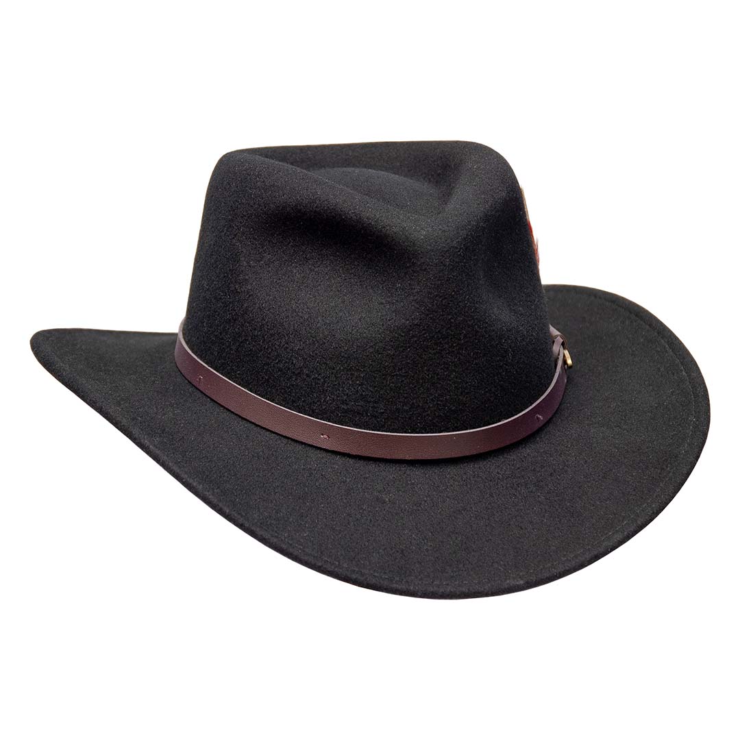 Saint Martin - Crushable Wool Felt Outback Hat