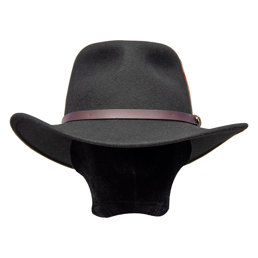 Saint Martin - Crushable Wool Felt Outback Hat