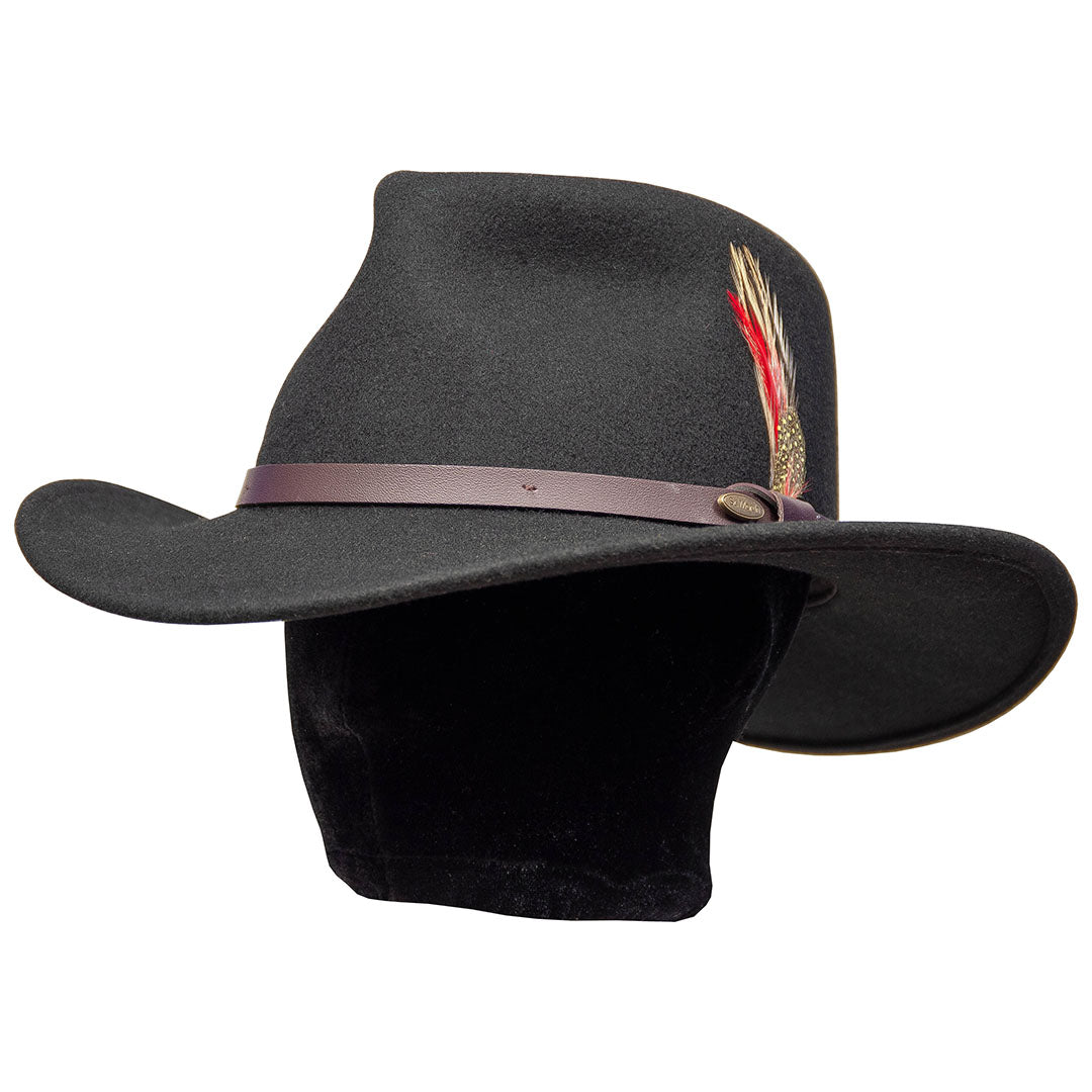 Saint Martin - Crushable Wool Felt Outback Hat