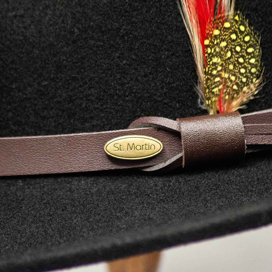 Saint Martin - Crushable Wool Felt Outback Hat