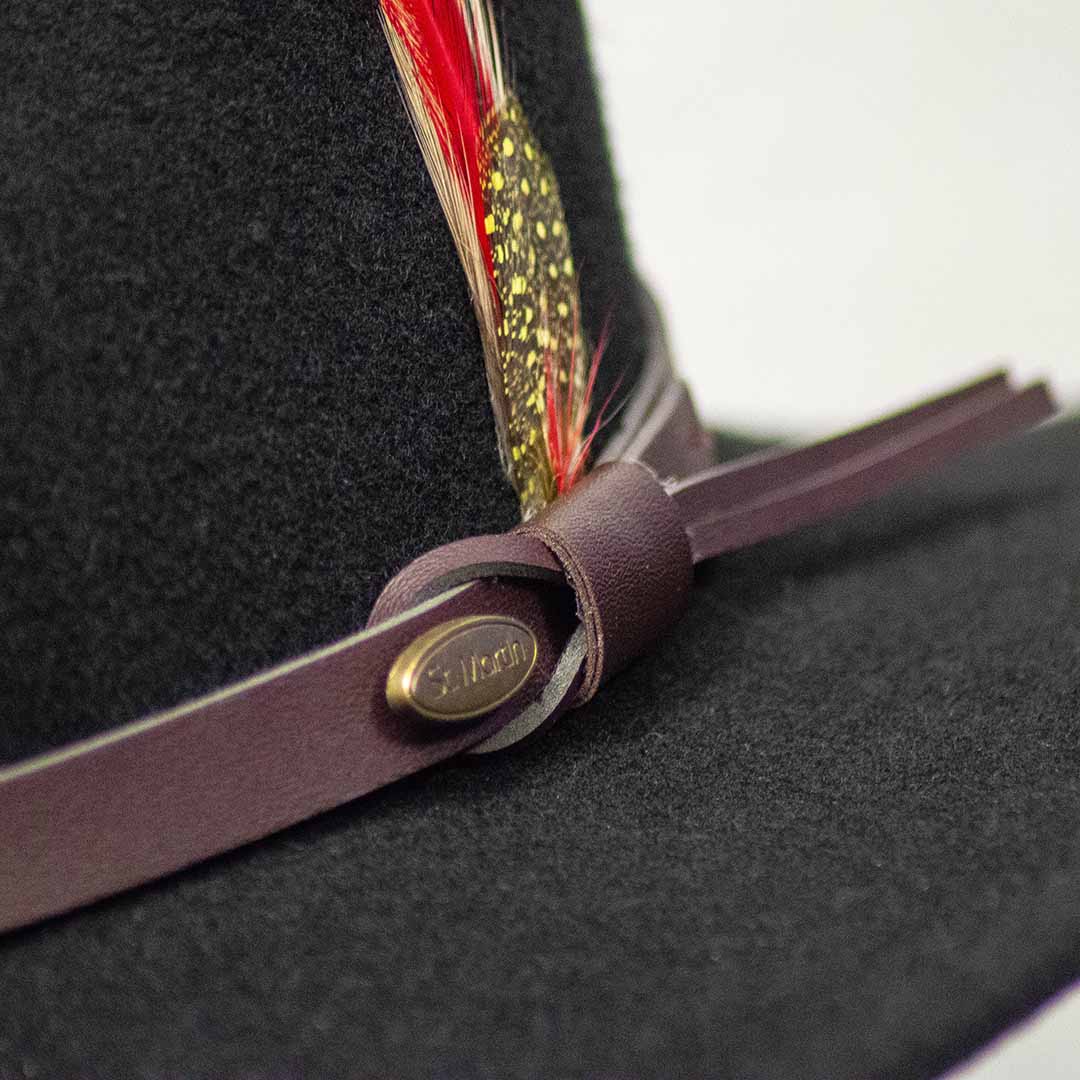 Saint Martin - Crushable Wool Felt Outback Hat