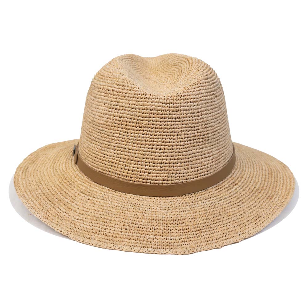 Sforza - Crocheted Raffia Safari Fedora