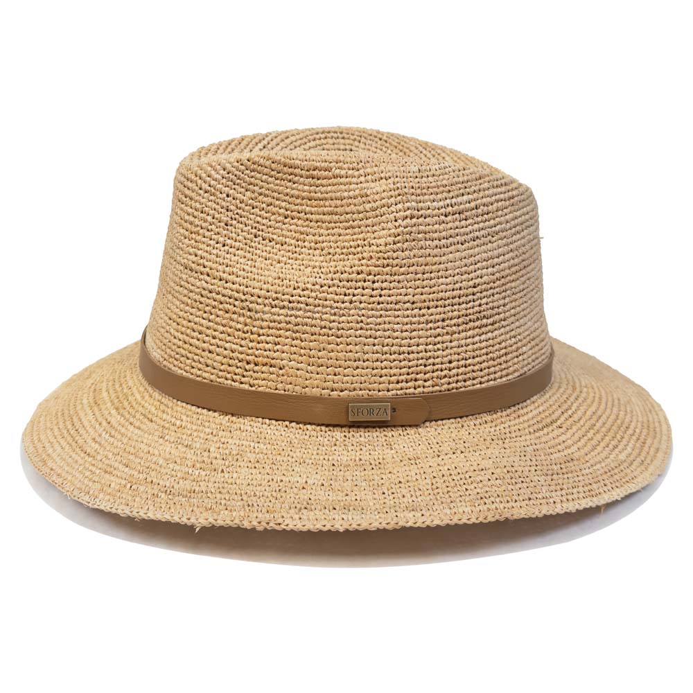 Sforza - Crocheted Raffia Safari Fedora