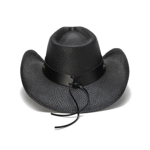 Stampede Hats - Black Vintage Eagle USA Cowboy Hat