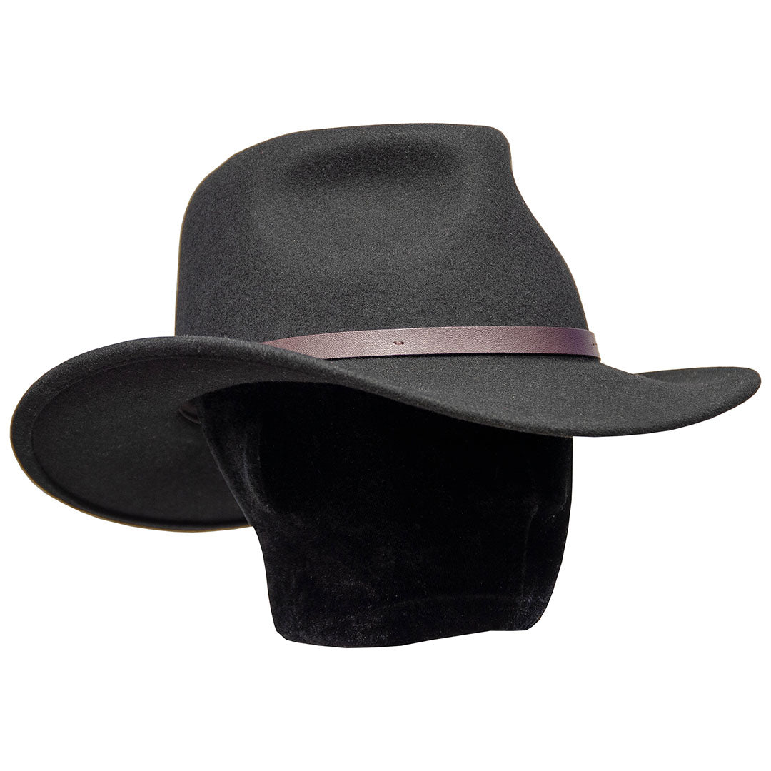 Saint Martin - Crushable Wool Felt Outback Hat