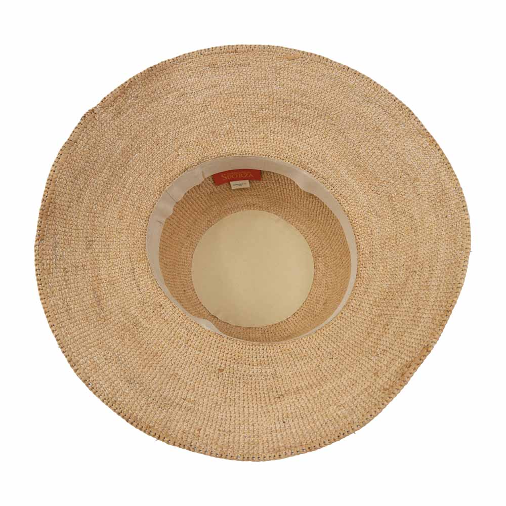 Sforza - Crochet Raffia Cloche Sun Hat
