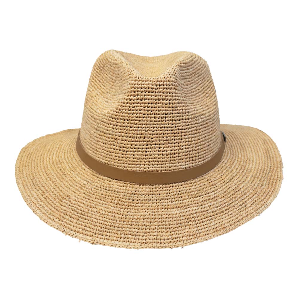 Sforza - Crocheted Raffia Safari Fedora