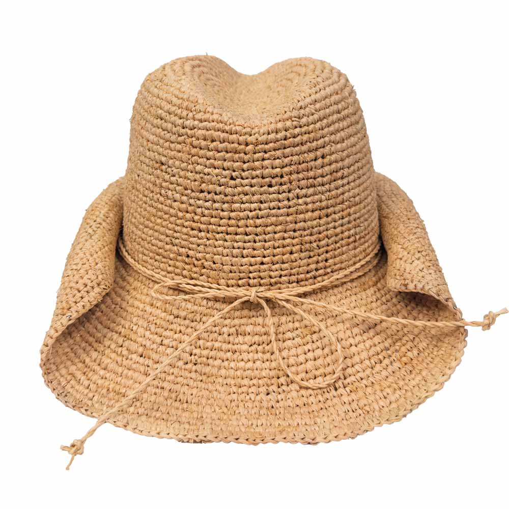 Sforza - Crochet Raffia Western Hat