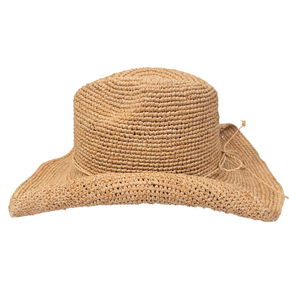 Sforza - Crochet Raffia Western Hat