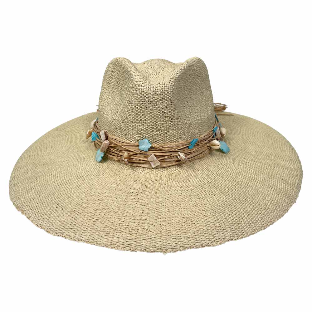 Saint Martin - Large Brim Paper Braid Fedora