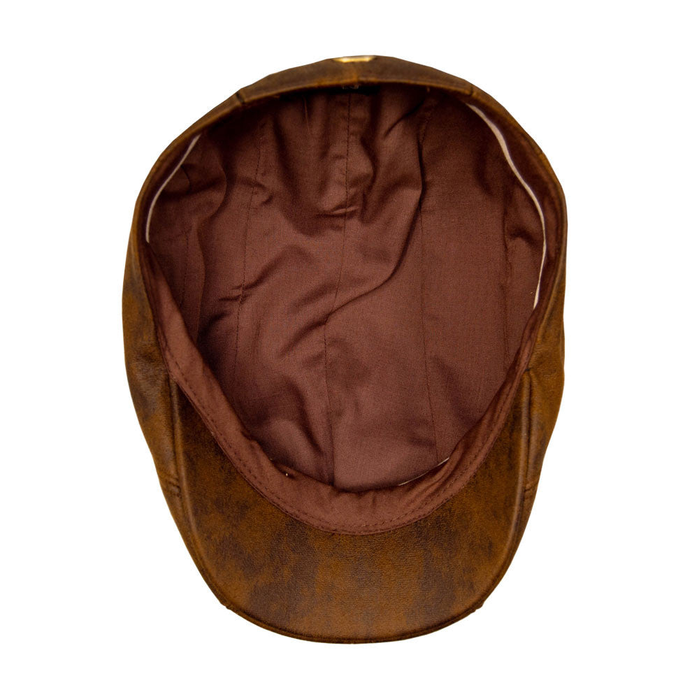 Saint Martin - Faux Leather Driver Cap