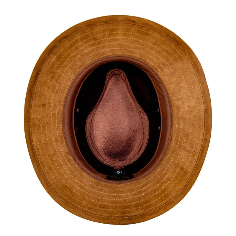 Saint Martin - Distressed Leather Fedora